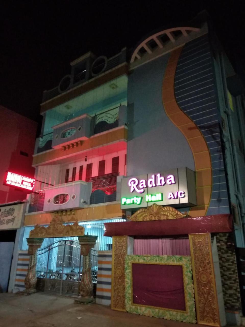 Radha Party Hall Kanchipuram Eksteriør billede